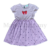 Purple Heart Ribbon Dress [3-12 Years]
